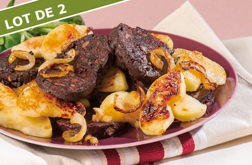 Lot de 2 authentiques boudins noirs landais