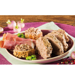 Lot de 3 terrines au jambon...