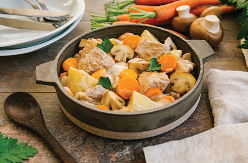 Blanquette de veau aux petits légumes