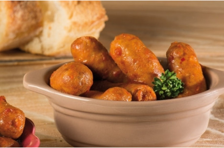 Petites Saucisses cocktail au piment d'Espelette Petites Saucisses cocktail au piment d'Espelette
