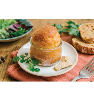 Soufflé au foie de canard (30% de foie gras)