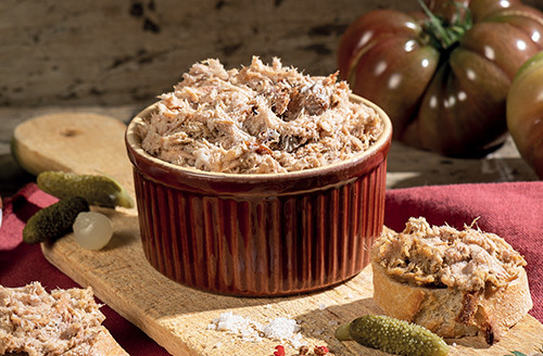 Lot de 2 rillettes de canard fumées