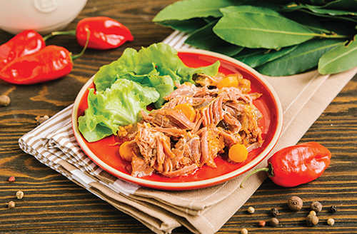 Lot de 3 Effilochés de joue de porc au piment d'Espelette