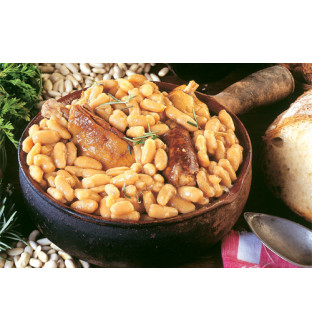 Cassoulet au manchon de canard confit