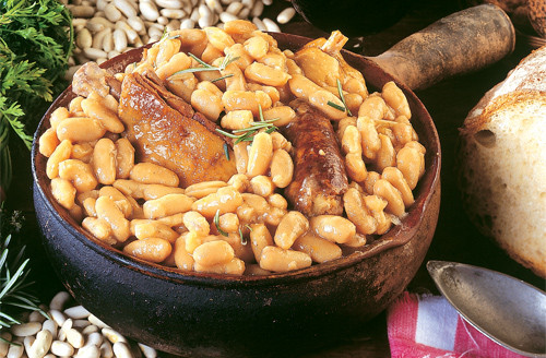 Cassoulet au manchon de canard confit
