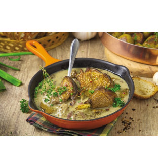 Fricassée de pintade sauce...