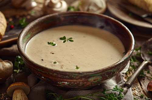 Velouté crémeux aux cèpes Velouté crémeux aux cèpes