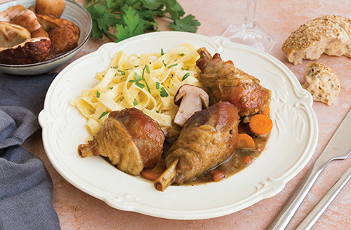 Lot de 3 Coqs sauce aux cèpes
