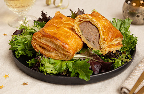 Lot de 2 Feuilletés de poulet aux poireaux