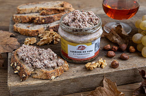 Terrine de cerf à l’Armagnac