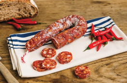Lot de 2 saucisses sèches au piment d'Espelette