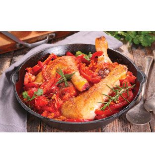 Lot de 2 Poulets à la Basquaise