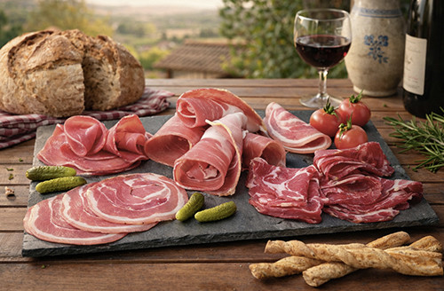 Plateau gourmand de charcuteries