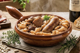 Lot de 2 cassoulets supérieurs pur porc et saucisse de Toulouse