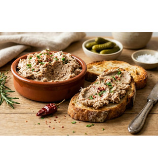 Rillettes de poulet au piment d’Espelette