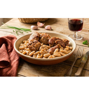 Jarret de porc aux haricots lingots