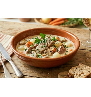 Blanquette de veau et ses petits légumes