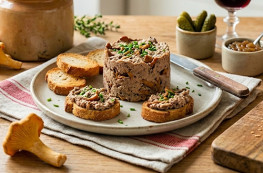 Lot de 2 terrines de foies de volaille aux girolles