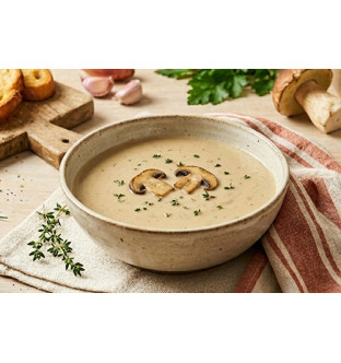 Velouté crémeux aux cèpes