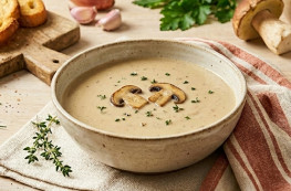 Velouté crémeux aux cèpes