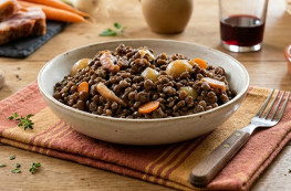 Lentilles vertes du Sud-Ouest bio