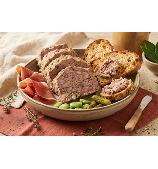 Lot de 2 terrines au jambon...