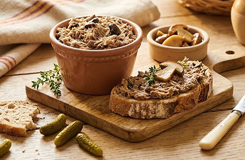 Lot de 2 Rillettes pur canard aux cèpes – canard du Sud-Ouest