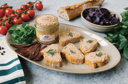 Lot de 3 Tartinades de canard au magret fumé (20% de foie gras)