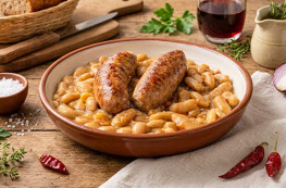 Lot de 3 saucisses de Toulouse aux haricots lingots