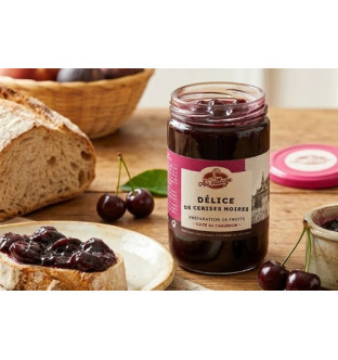 Confiture extra de cerises noires