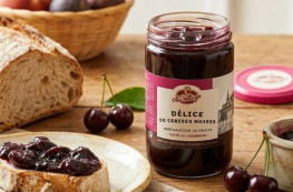 Confiture extra de cerises noires