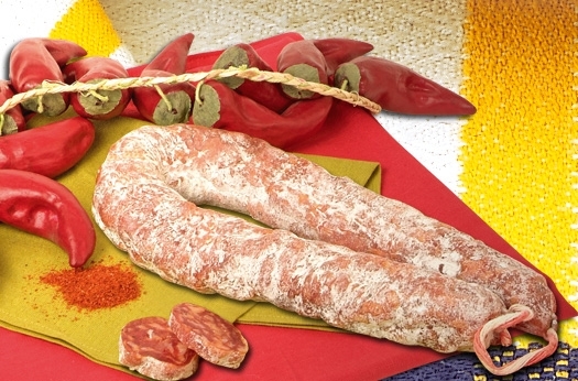 Saucisse sèche au piment d'Espelette