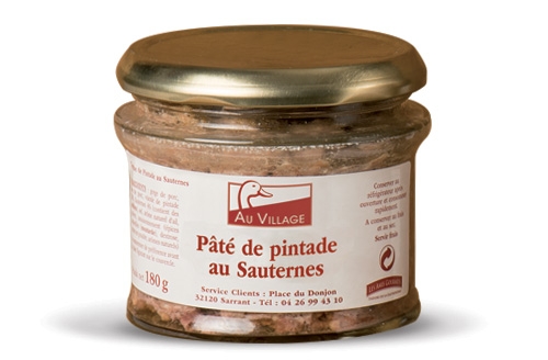 Lot de 2 pâtés de pintade au Sauternes