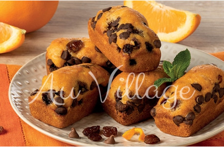 Mini-Cakes aux ?corces d?orange et au chocolat Mini-Cakes aux ?corces d?orange et au chocolat