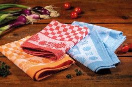Les 3 torchons de cuisine 100% coton