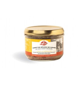 Confits de gésiers de canard du Sud-Ouest émincés (190g)