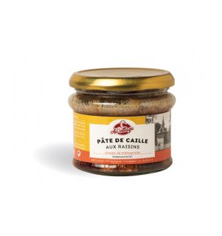 Pâté de caille aux raisins