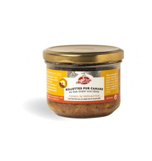 Lot de 2 Rillettes pur canard aux cèpes – canard du Sud-Ouest