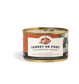 Jarret de porc aux haricots lingots