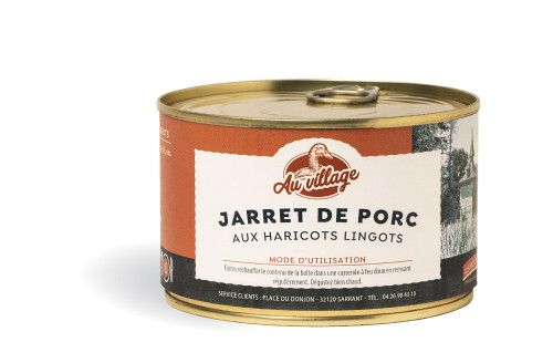 Jarret de porc aux haricots lingots - Achat en ligne Spécialités du Gers
