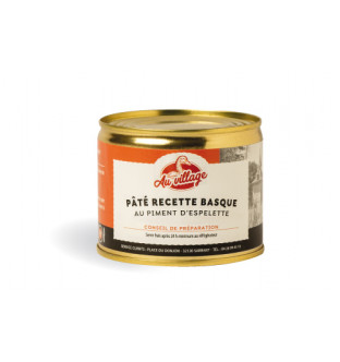 Lot de 2 pâtés recette Basque au piment d'Espelette