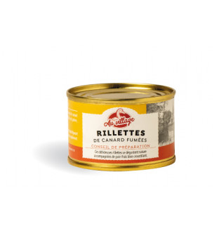 Lot de 2 rillettes de canard fumées