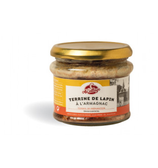 Lot de 2 terrines de lapin à l'Armagnac
