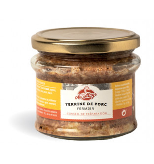 Lot de 2 terrines de porc fermier