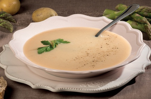 Lot de 2 veloutés d'asperges blanches récoltées dans les Landes