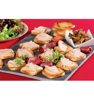Lot de 3 Tartinades de canard au magret fumé (20% de foie gras)