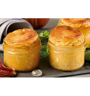 Lot de 2 Soufflés au confit de canard (30% de foie gras)