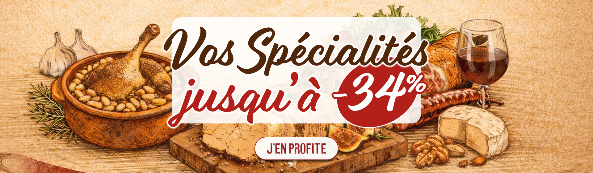 Spécialités du Gers, Foie Gras, Cassoulet, Cuisine du Terroir